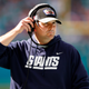 Head coach Joe Judge of the New York Giants looks on from the side line in the first quarter of the game against the Miami Dolphins at Hard Rock Stadium on December 05, 2021 in Miami Gardens, Florida.